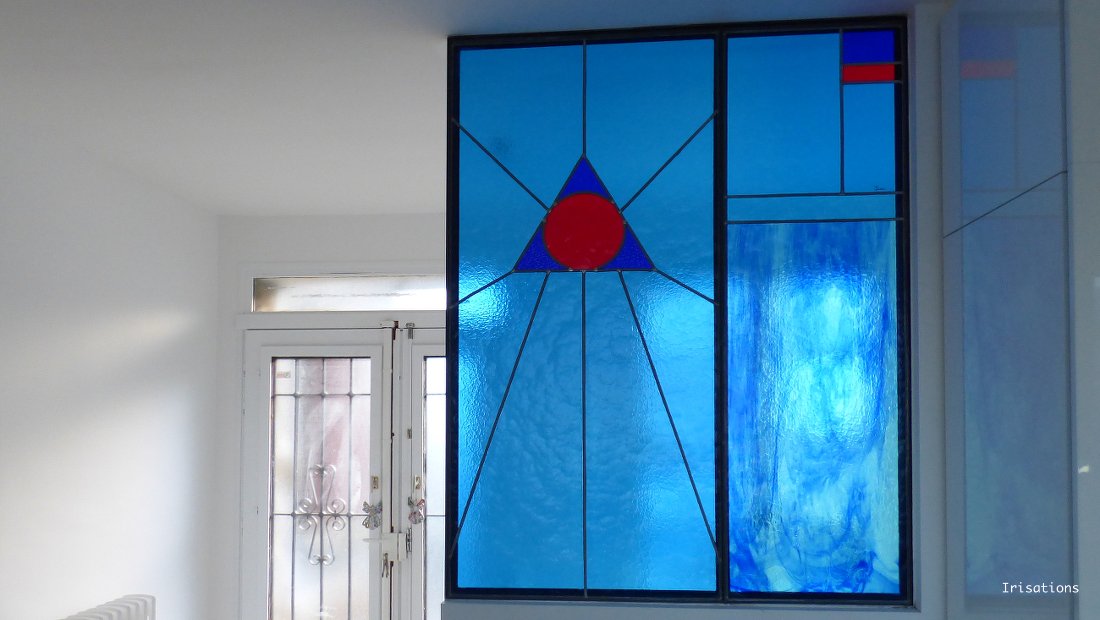Interior design. Stained glass. Stained glass window.Contemporary design. Stained glass design. design Ysania peintures de lumiere. stained glass project. modern stained glass.contemporary stained glass. creation design. Decor home decor interior decoration.