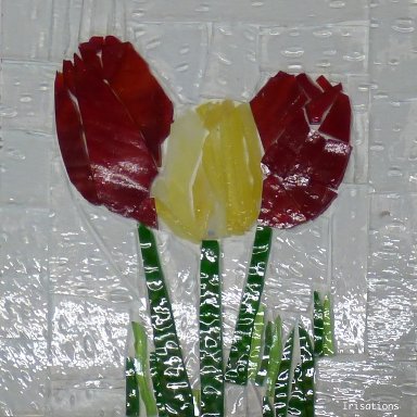 Mosaique verre formation débutant stage decouverte fleur tulipe paris versailles cours 78 75 91 essonne yvelines