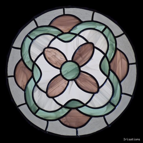 Stained glass workshop class paris versailles france rose window
