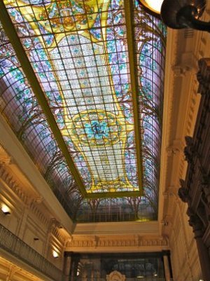 Banque du Crédit Lyonnais – Nancy
Architecte Félicien César (1901) - Verrière de Jacques Gruber